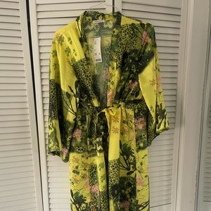 Urban Outfitters | Nova Long Printed Robe NEVER WORN WITH TAGS